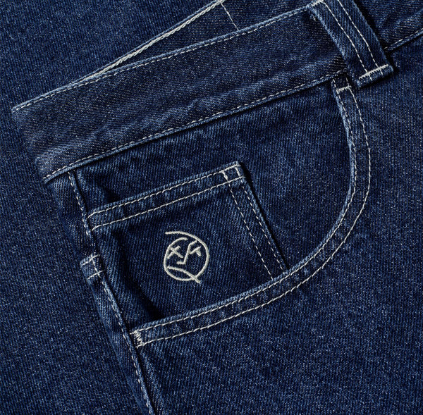 Polar Skate Co Big Boy Pants (Dark Blue w / White Stitching)