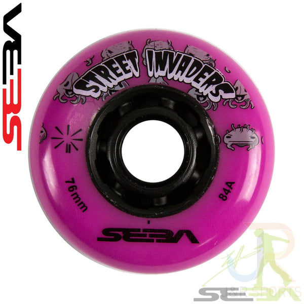 FR Street INVADER II Wheels - Pink - 80mm (Set of 4)