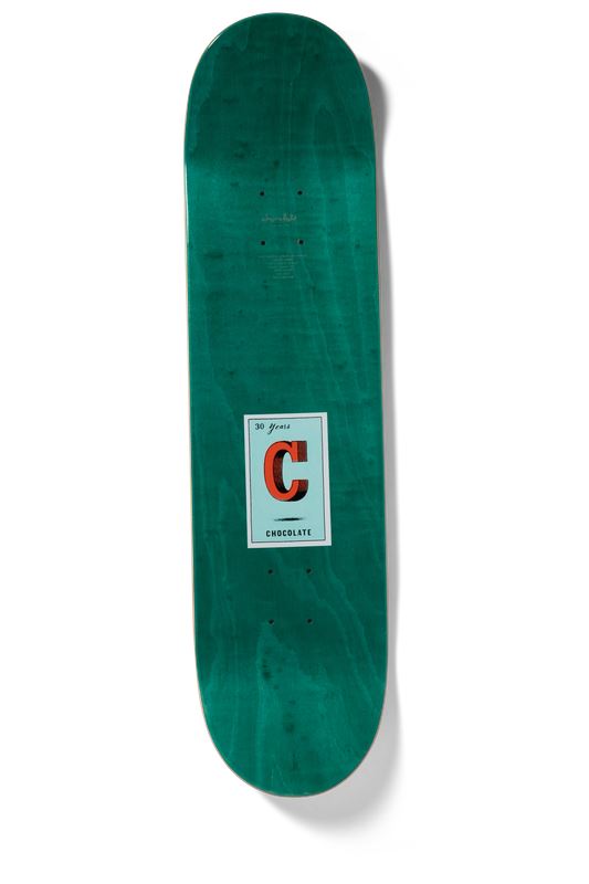 Chocolate Skateboard Loteria Card El Hefe Vincent Alvarez Skateboard Deck - 8.25