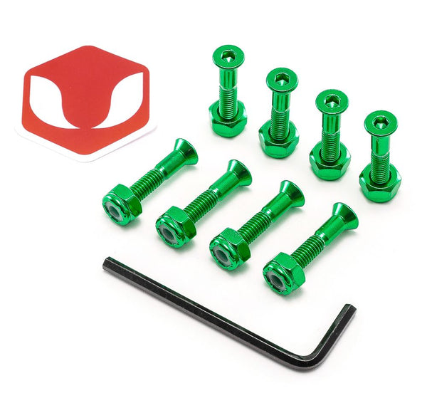 Venom Premium Hardware - Anodised - Green - Skatewarehouse.co.uk