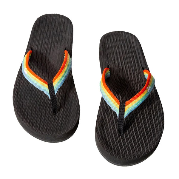 Indosole - Womens Flip Flops - Easy Living - Rainbow Shoes