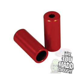 Madd Gear Madd Alloy Pegs (Pair) - Red - Skatewarehouse.co.uk