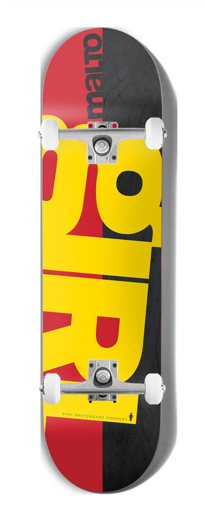Girl Skateboard Rising Sean Malto Twin Tip x Venom Custom Complete Skateboard - 8.0"