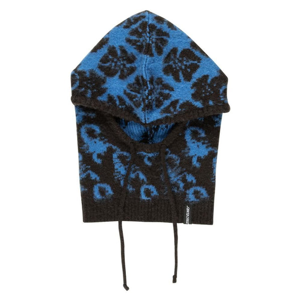 Santa Cruz Womens Accessories Meyer Freestyle Knit Hood Blue / Black - O/S - Skatewarehouse.co.uk