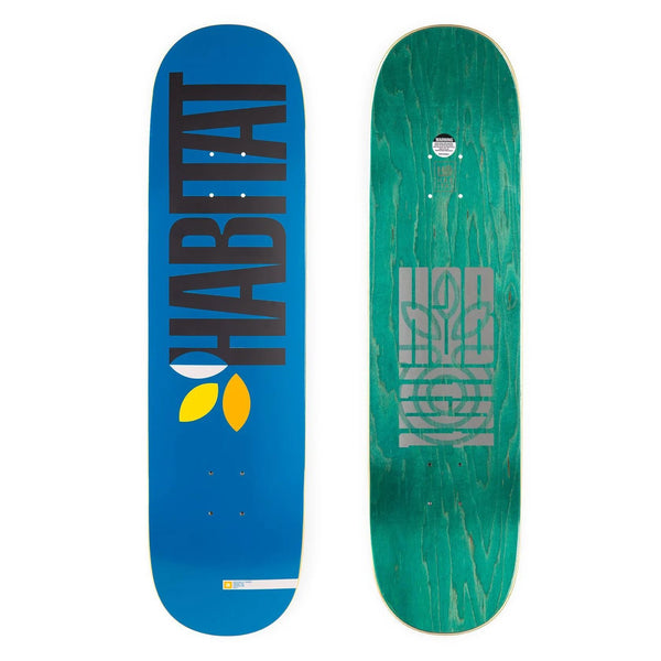 Habitat Apex Bold Blue (Twin Tail) Skateboard Deck - 8.375