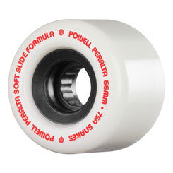 Powell Peralta Snakes Skateboard Skateboard Wheels 75a White - Skatewarehouse.co.uk