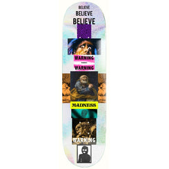 Madness Believe R7 Hologrpahic Skateboard Deck - 8.5"