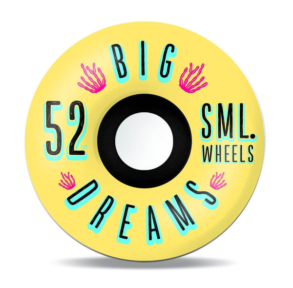 sml. Skateboard Wheels Succulent Cruiser Mellow Yellow V - Cut 92a - Skatewarehouse.co.uk