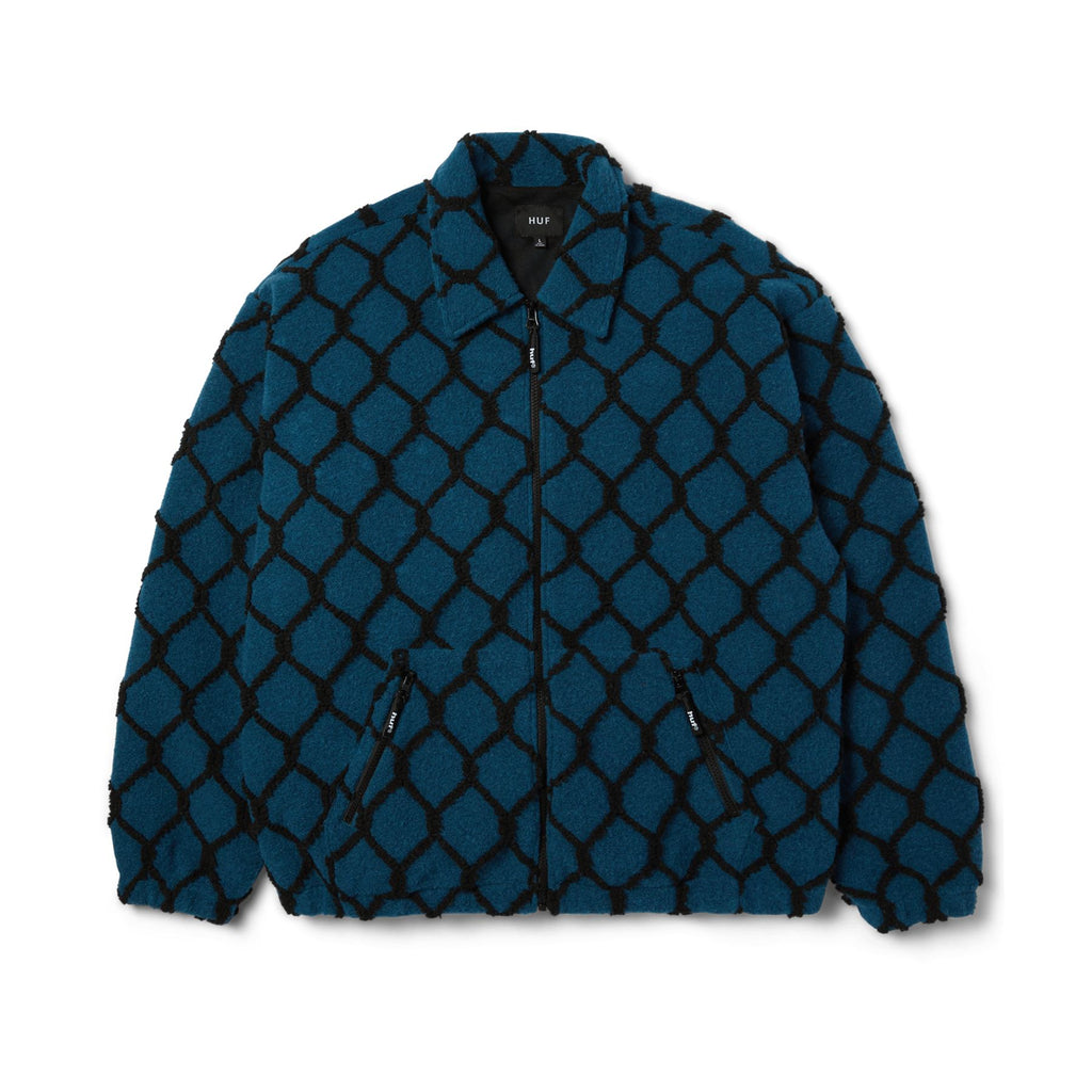 HUF Breakthrough High Pile Jacket (Marine Blue) - S