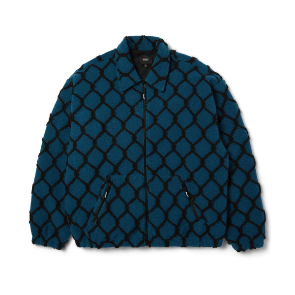 HUF Breakthrough High Pile Jacket (Marine Blue) - S