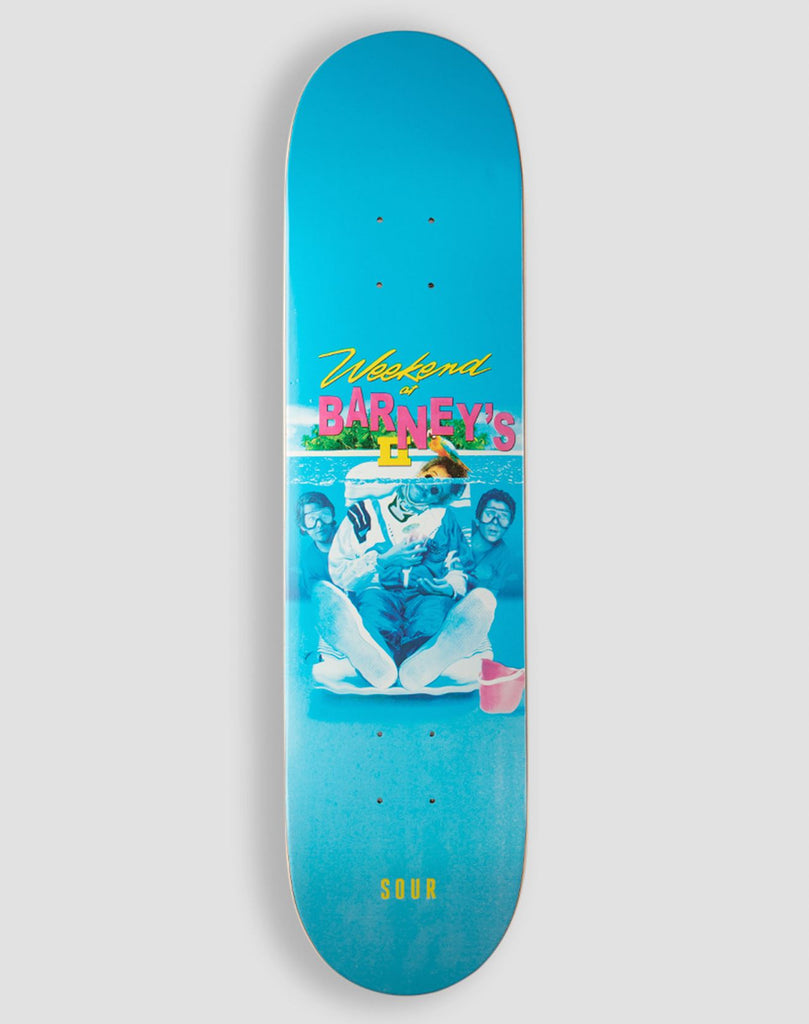 Sour Barney Weekend At  Skateboard Deck - 7.75" - Skatewarehouse.co.uk