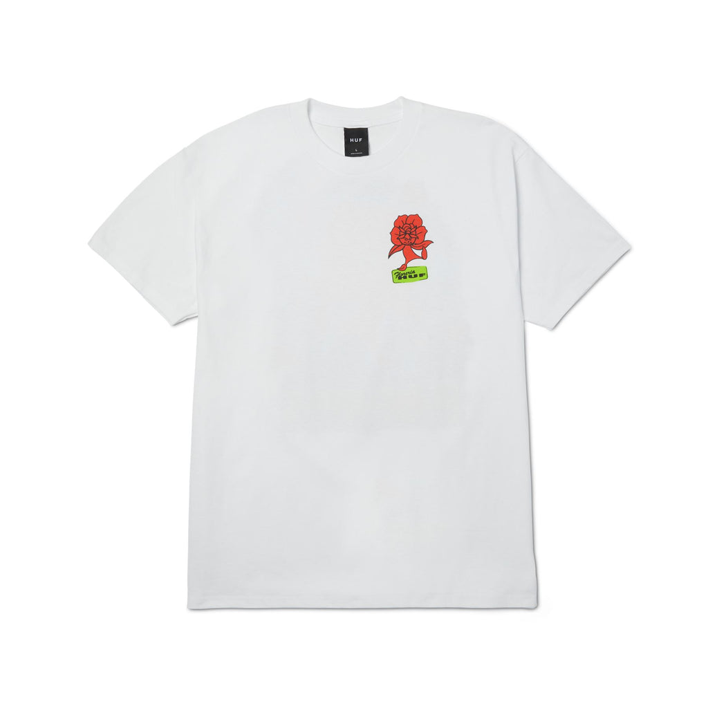 HUF Flower District SS Tee (White)