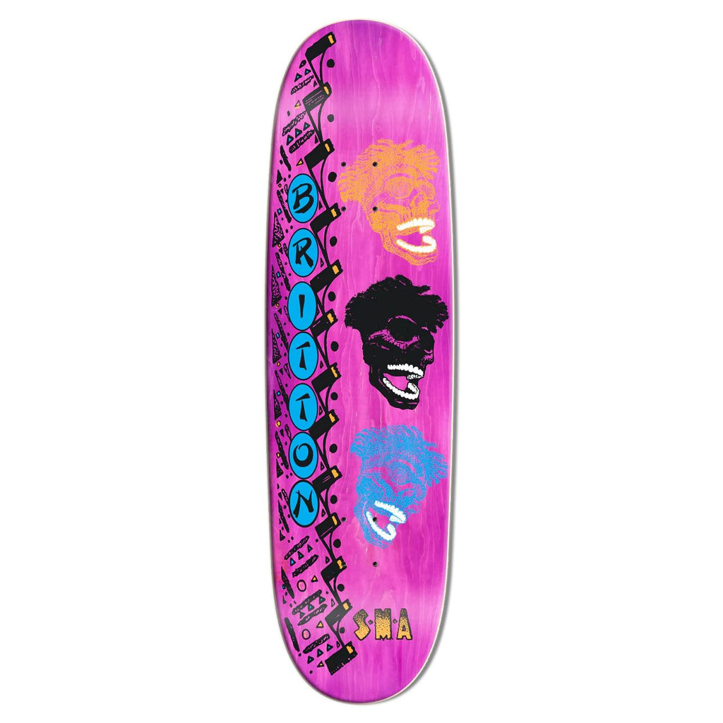 SMA Tuma Pink Stain Bottom ( X ) WB W/LOA Skateboard Deck - 8.875" - Skatewarehouse.co.uk