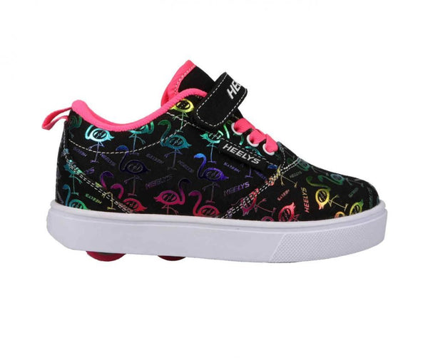 Heelys X2 Pro 20 X2  - Black / Pink / Rainbow - Skatewarehouse.co.uk
