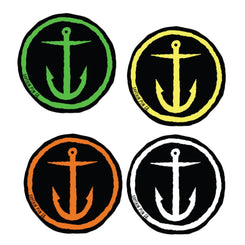 Captain Fin Co - 4x Sticker Pack - Original Anchor Surf Accessory