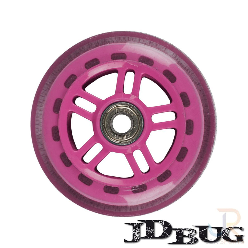 JD Original Street 100mm (2) w. Bearings - Pink Scooter Wheels