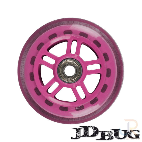 JD Original Street 100mm (2) w. Bearings - Pink Scooter Wheels