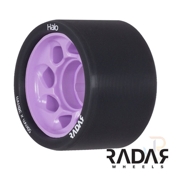 Radar (4) - Halo - Charcoal / Purple - / 84a Skateboard Wheels - 59mm
