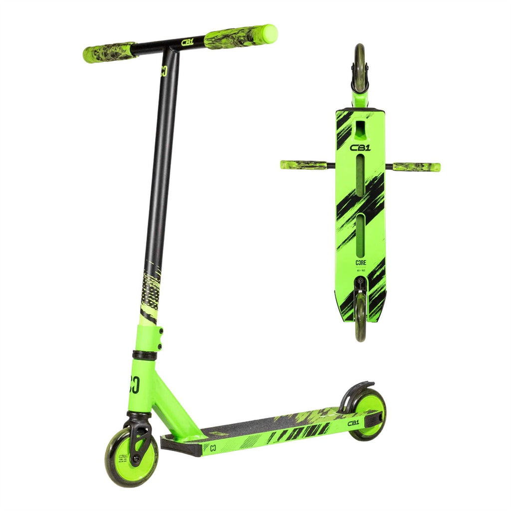 CORE CB1 Complete Scooter - Black / Green