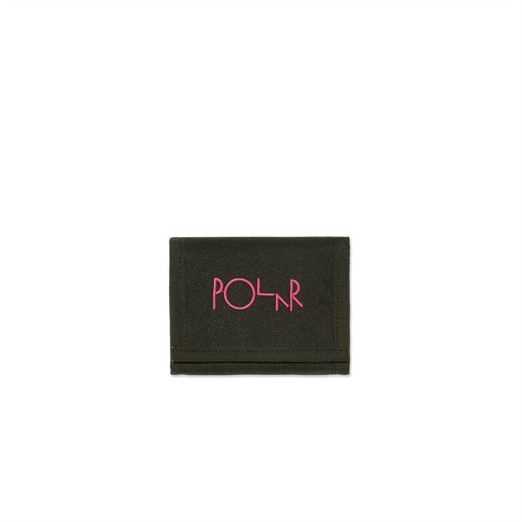 Polar Skate Co Key Wallet | Script Logo (Black / Pink) - One Size