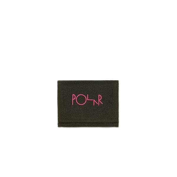 Polar Skate Co Key Wallet | Script Logo (Black / Pink) - One Size