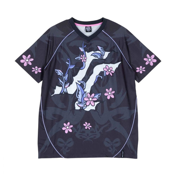 Santa Cruz Womens Top Flourish Jersey - Multi - Skatewarehouse.co.uk