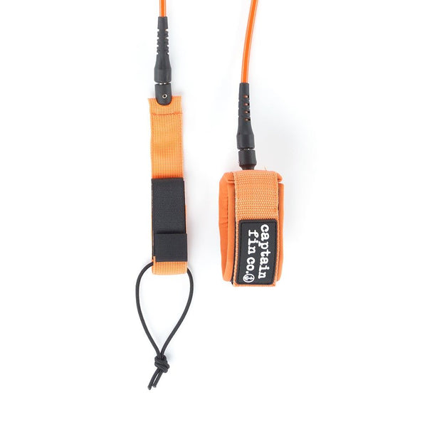 Captain Fin Co - Shred Cord - 5' Comp - Orange Surf Accessory