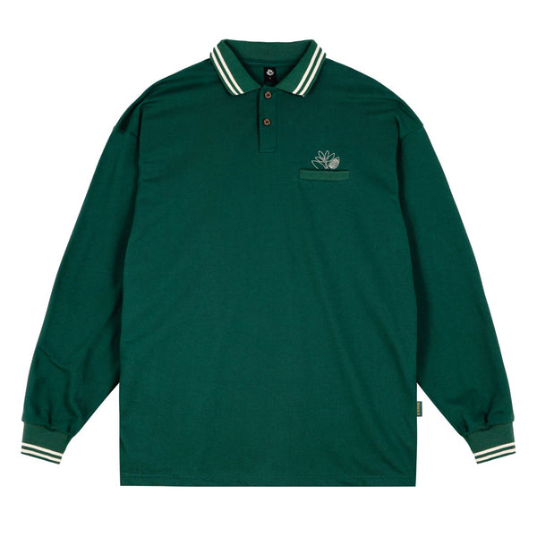 Magenta Slam Piqué Polo Green - Skatewarehouse.co.uk