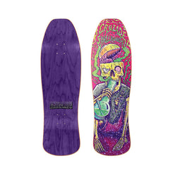 Bongo Skull Prism Foil 9.375x31.5" Shaped Cruzade Skateboard Deck - 9.0"