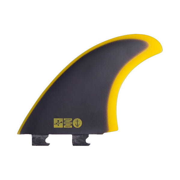 Captain Fin Co - Chemistry Twin - Medium - Black / Yellow (Snap-In / FCS II) - M