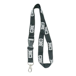 CORE Lanyard Keychain - Black / White