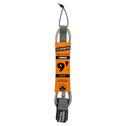 Captain Fin Co - Shred Cord - 9' Standard - Grey Surf Accessory