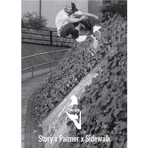 Story Palmer x Sidewalk Tee White - Skatewarehouse.co.uk