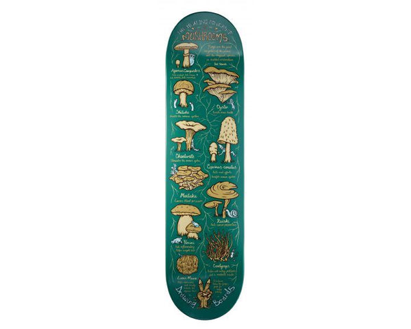 Drawing Boards Healing Series - Mushroom Skateboard Deck - 8.25