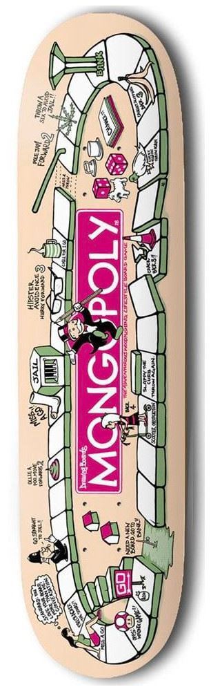 Drawing Boards Mongo Skateboard Deck - 8.25