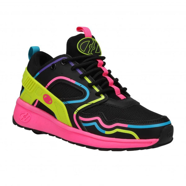 Heelys Force Smooth - Blk / Pink / Yellow - Skatewarehouse.co.uk