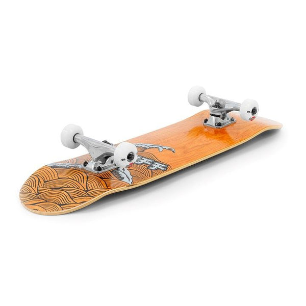 Enuff Big Wave Brown / Silver Complete Skateboard Bundle - SFR Helmet & Pads - 8.0
