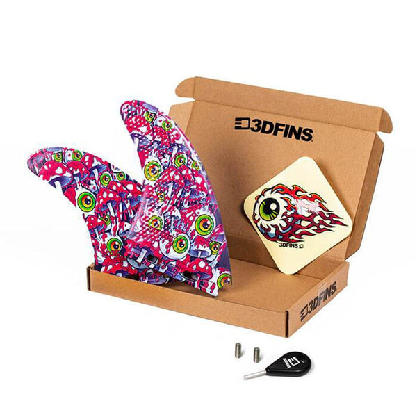 3D Fins - Akila Aipa Twin - Mushy (FCS1 / Futures)