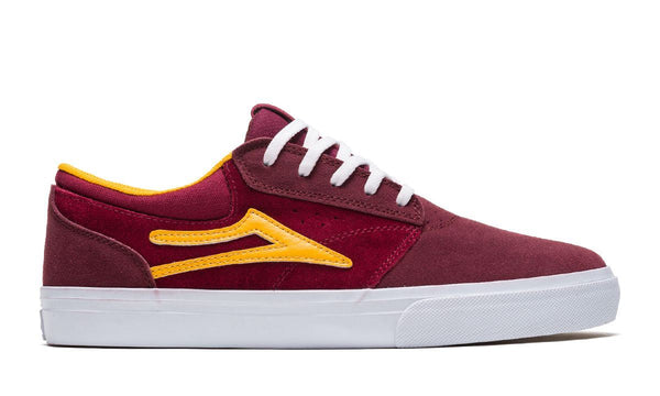Lakai Griffin Skate Shoes - Burgundy / Cardinal - Skatewarehouse.co.uk