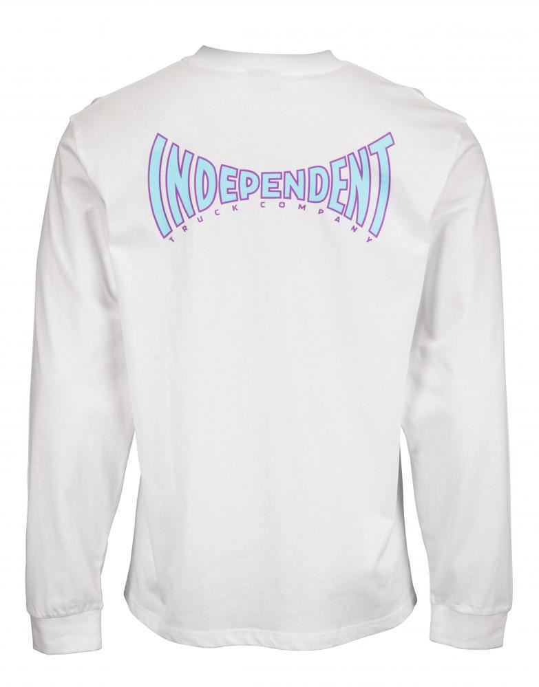 Independent LS T-Shirt Spanning LS T-Shirt - White