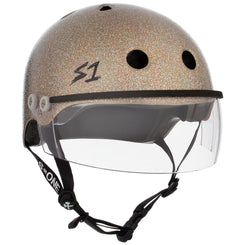 S1 Lifer Helmets inc Visor - Gold Glitter