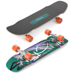 Loaded Carver Bolsa II CX Surfskate Complete - Jazz - Love Handles Orange