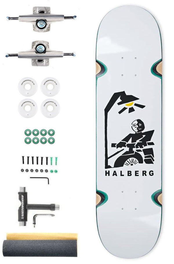 Polar Skate Co. Hjalte Halberg Insomnia Wheel Wells Custom Complete Pro Skateboard Kit - 8.25