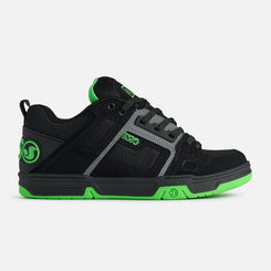 DVS Comanche Skate Shoes Black Charcoal Lime