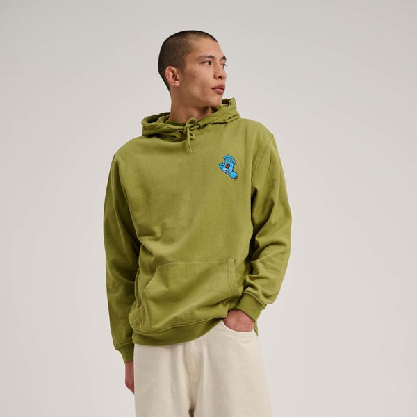 Santa Cruz Hood Screaming Hand Chest Hood - Iguana - Skatewarehouse.co.uk
