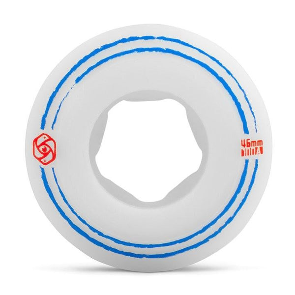 Red Eye Team Inline Skate Wheels - White
