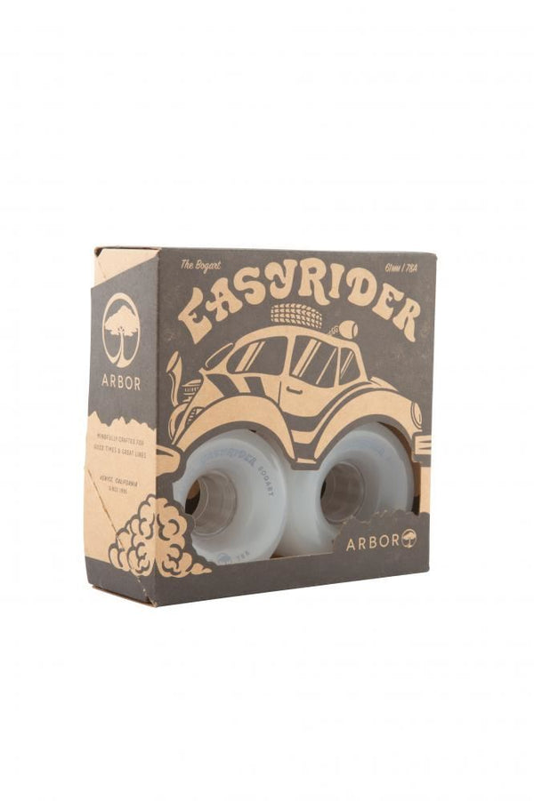 Arbor Easyrider Skateboard Wheels Bogart 78a - Ghost White - Skatewarehouse.co.uk