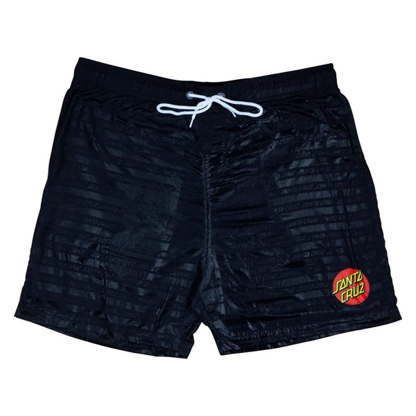 Santa Cruz Shorts Classic Dot Swim Short - Black - Skatewarehouse.co.uk