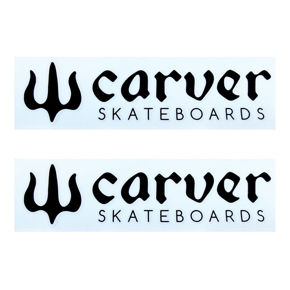 Carver Skateboards 2x Surfboard Sticker Surf Accessory