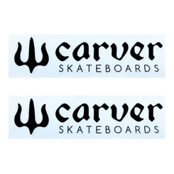 Carver Skateboards 2x Surfboard Sticker Surf Accessory